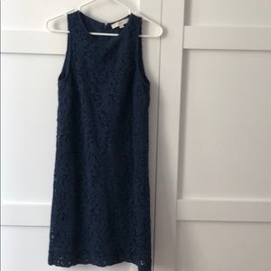 Loft navy Lace dress